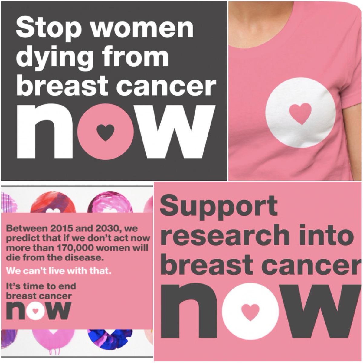 the_real_ksp's tweet image. Powerful insight-led design for Breast Cancer Now by @TheClearingNow Show your support at @BCCampaign #charitytuesday