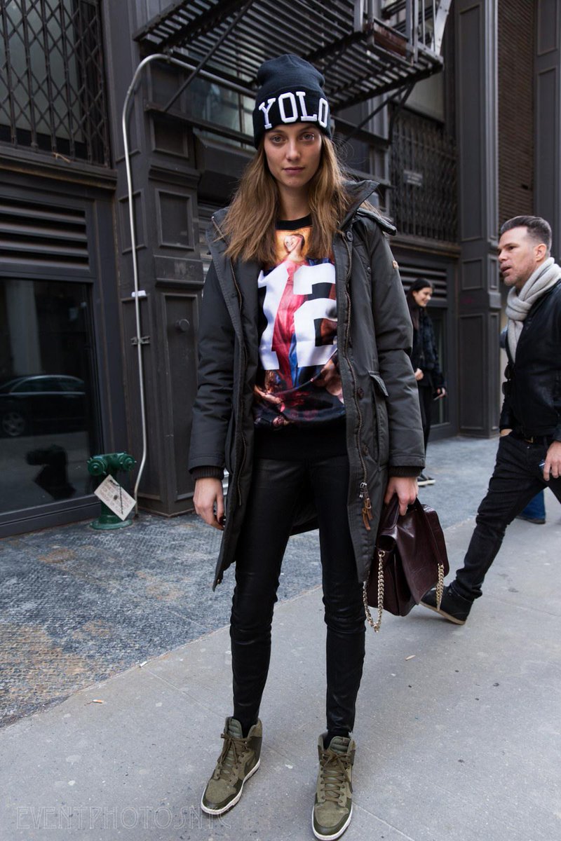 rcinal7's tweet image. 76198613219   Iris Van Berne Outside Yigal Azrouel Fw14 Jnyfw 524