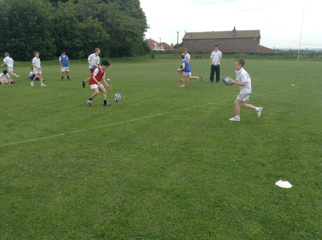 We've had a fantastic afternoon of Aussie Rules Football with our students being introduced to this fast-moving sport