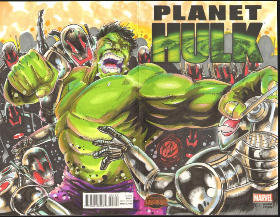 wild_inx's tweet photo. #Hulk sketch cover commish (colored in chameleon pens)
#WildInx #WildInxNation #ChameleonPens #Marvel #SecretWars http://t.co/TR2Nhi1kGt