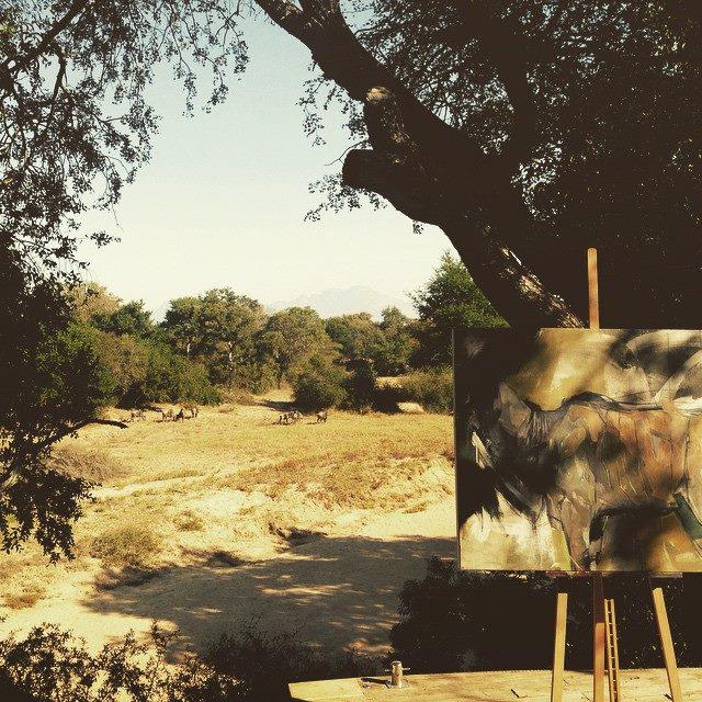 EmilyLambART's tweet photo. That moment when you realise the dream you ache for, is right in front of you. X #lovemyhome #inspired #kudu http://t.co/h5gj6BSs1Q