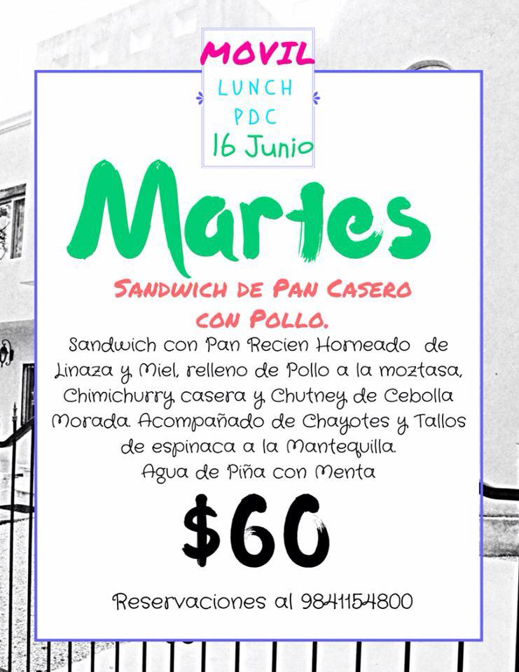 MovilLunchPDC's tweet photo. HOY tenemos un delicioso Sándwich con Pan Casero Recién Horneado. No se lo Pierdan. Pedidos al 9841154800 http://t.co/5JCyAyxpoP