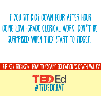 TED_ED's tweet photo. Q2 How can classroom projects and homework foster curiosity? #TEDEdChat http://t.co/90GOR6AM0v