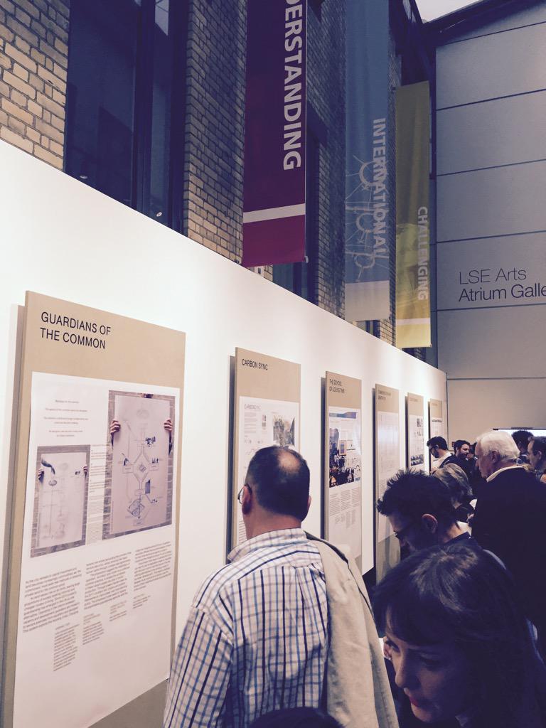 Wonderful ideas on 'appropriating urban space' at the launch of <a href="/LSECities/">LSE Cities</a> #UrbanCommons <a href="/TheatrumM/">TheatrumMundi</a> - exhib on now!