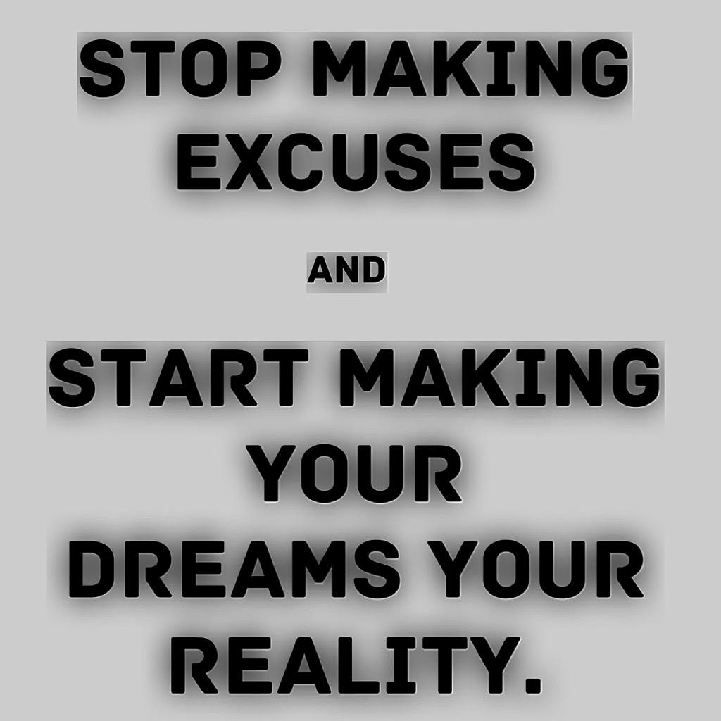 DareMightyDream's tweet photo. The only thing standing between you and your dreams are the excuses you make. http://t.co/INDd9ZF5zV