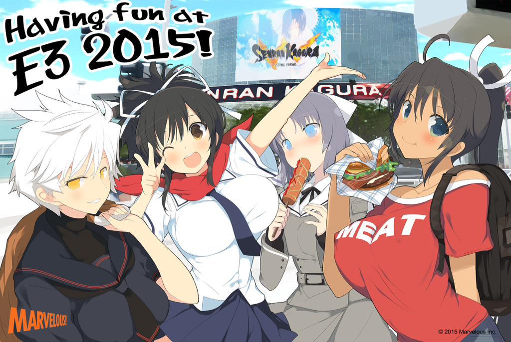 Nitro+ Blasterz Adds Senran Kagura's Homura as Playable Character