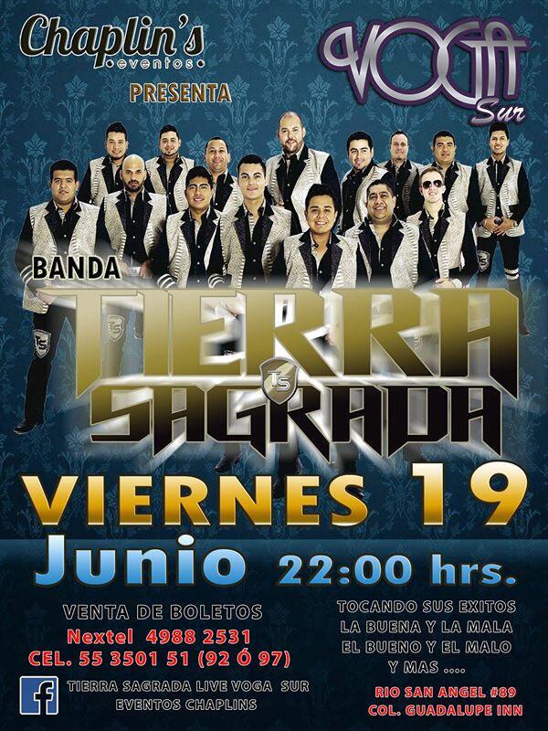 lasmalastsoax's tweet photo. Viernes 19 de junio @tierrasagrada1 con sus éxitos @LasMalasTS @lasmalaschicago @lasmalaschicago @MalastsGuerrero http://t.co/DDVHA7glL7