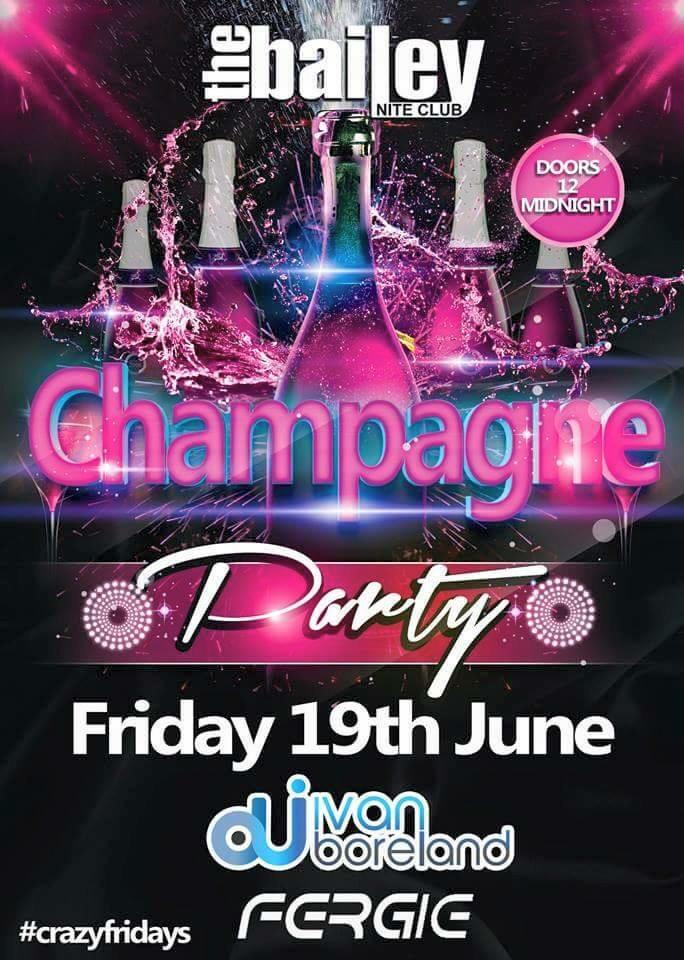 RT &amp; FAV to win FREE entry to this weeks #ChampagneParty with Fergie &amp; Ivan Boreland. #CrazyFridays #Summer15