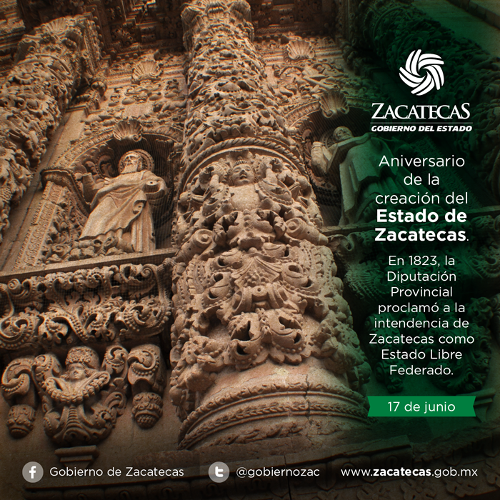 gobiernozac's tweet photo. Un día como hoy  de 1823, se crea el Estado de Zacatecas. #DatoHistórico http://t.co/kpxwk8erSA