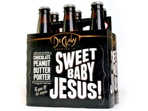 baltimoresun's tweet photo. DuClaw Brewing's 'Sweet Baby Jesus!' porter pulled from Ohio grocer's shelves. http://t.co/tCpv3OlElY http://t.co/raH8Pg7kET