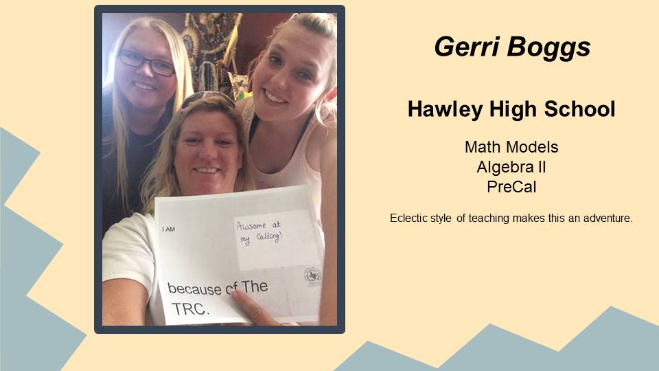 R14Math's tweet photo. I AM ..... because of the TRC. #IAMTRC14 #TRC21 http://t.co/jHpTdma7Ia