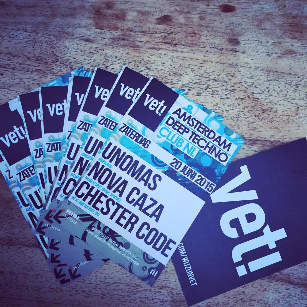 DJNovaCaza's tweet photo. Saturday its vet!urday! #vet! #vet #amsterdam #clubnl #novacaza #chestercode #Techno #deeptech #deephouse #unomas http://t.co/uUJcBtzsS6