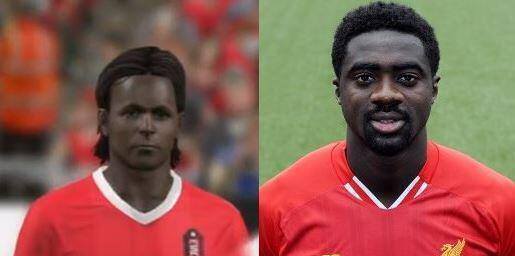 FootballMemesCo's tweet photo. Kolo Toure on PES 2014. The resemblance is scary. http://t.co/1JxUO815xs
