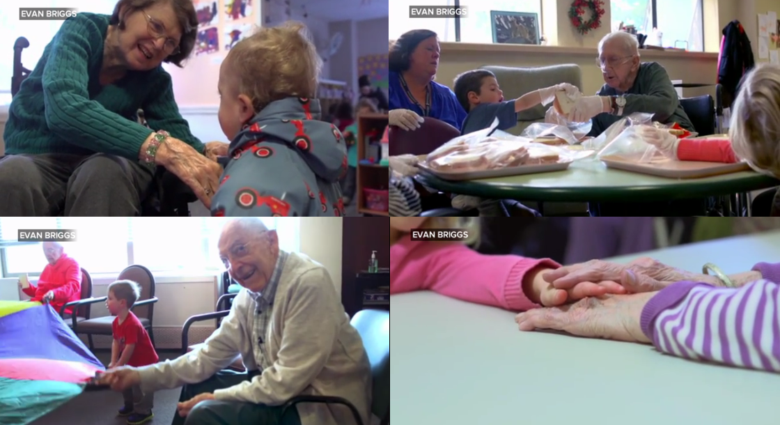GMA's tweet photo. What happens when you combine a preschool and a nursing home?

It's transformational. http://t.co/AHpgZG4aUi http://t.co/uGhhMkdtcY