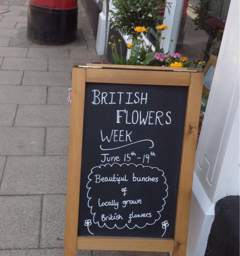 Great to see our flowers selling in  <a href="/figandroses/">Fig & Roses</a> in Harleston #BritishFlowersWeek