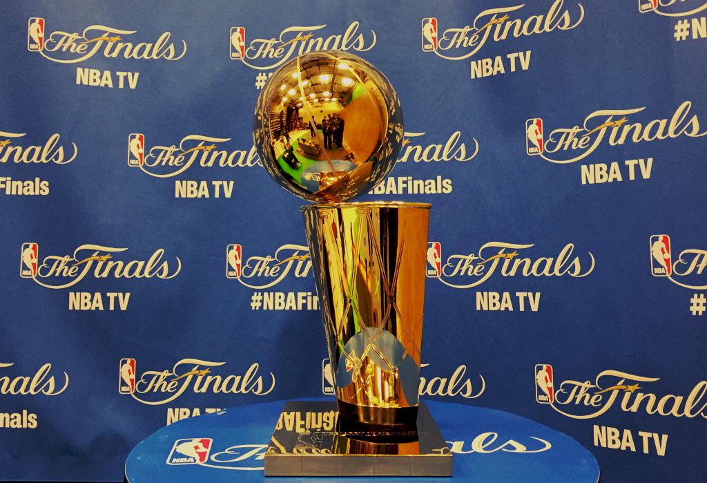 NBA on X: The Larry O'Brien Trophy is in the building.. but