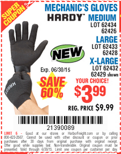 harbor freight mechanics gloves