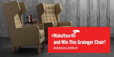 ASID's tweet photo. FINAL CALL! #MakeYour40 for a chance to win an @Allermuir1 chair at @NeoCon #ASID40Allermuir https://t.co/mnYJumUbjc http://t.co/yMBXbMTS4u