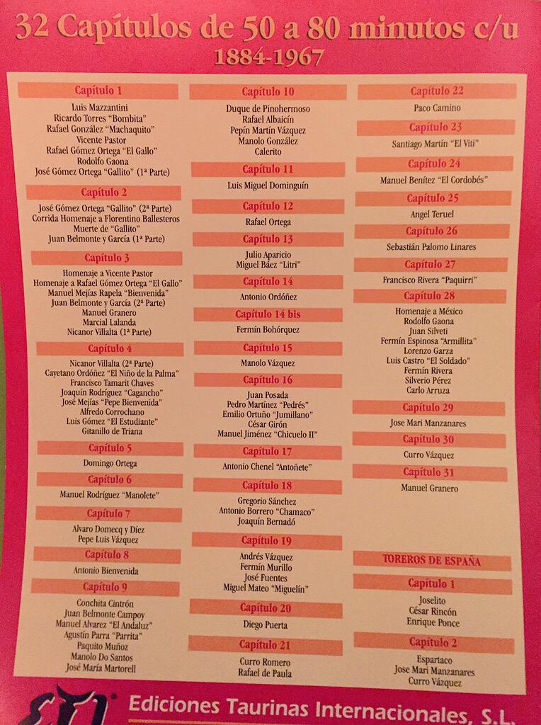 Tienes ya tu colección de Toreros Con Historia?Sino te has hecho con una,llámanos ya al 677385740 <a href="/elJuli/">El Juli</a> <a href="/Paquirri74/">F.R.Paquirri</a>