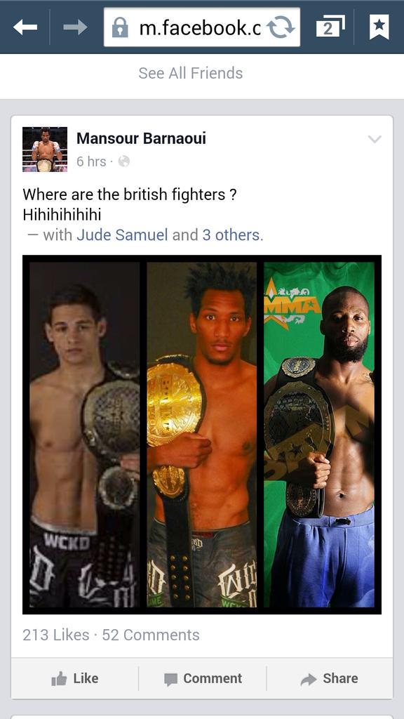 TQ_MMA's tweet photo. @92_mansour going heel on our British asses! http://t.co/3t2NrxYCTs