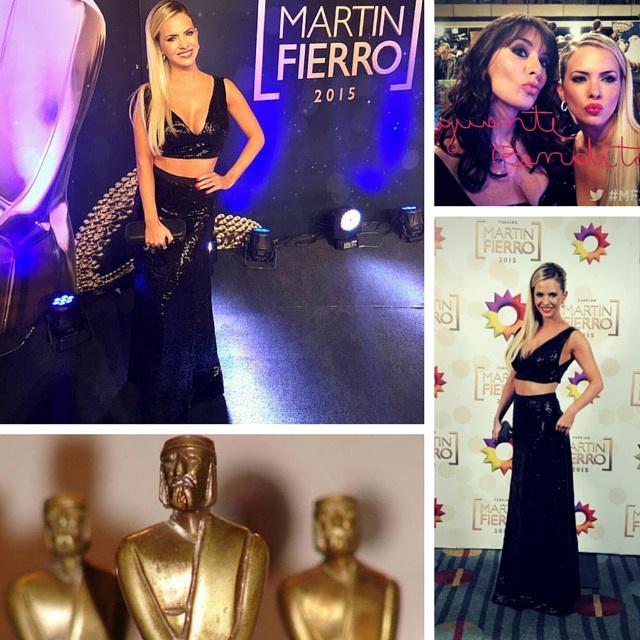 Gracias por haberme elegido como una de las mejores vestidas enlos #martinfierro2015. Gracias a todos