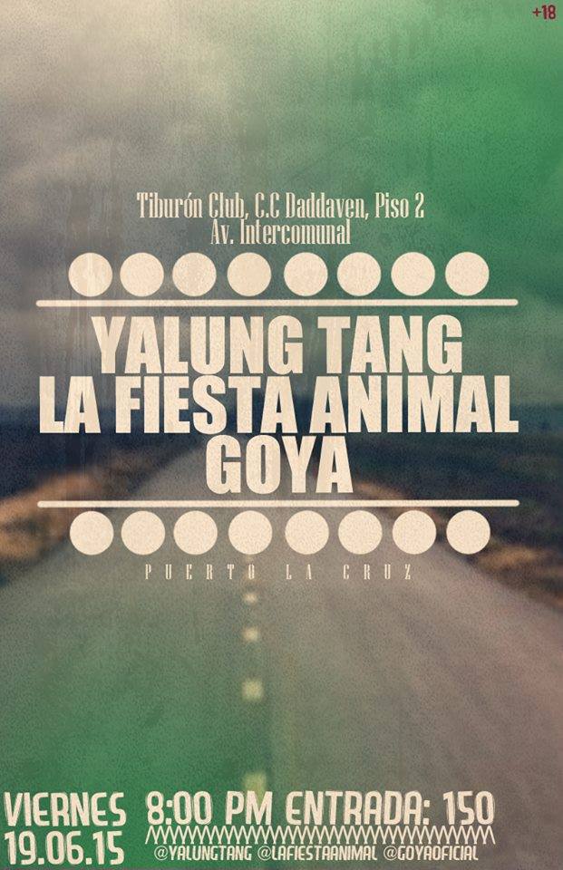 #OrienteActivo #DatoActivo Viernes 19 de #JUNIO en casa <a href="/TiburonClubBB/">Tiburón Club</a> <a href="/YalungTang/">Yalung</a> + <a href="/lafiestaanimal/">La Fiesta Animal</a> + <a href="/goyaoficial/">Goya Banda</a>