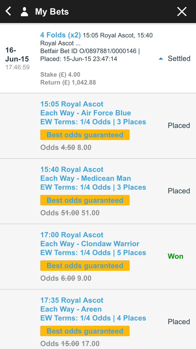 321thefield's tweet photo. @Mike_Thompson93 @danspringett @GetYourTipsOut @Ascot Well done i also had a corker Nice return for a £2 EW acca http://t.co/LIlNgX4Sob