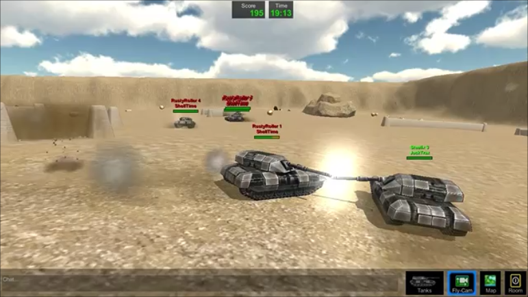 codeoftanks's tweet image. Our online PvP 3-D tank battle game now in Beta, ready to try out. #dotnet #codeforfun #programming #programminggames