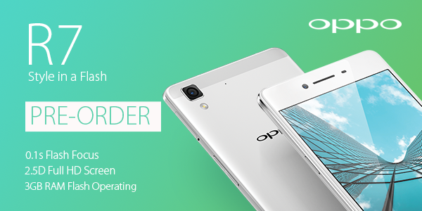 Ayo order sekarang! "<a href="/OPPOIndonesia/">OPPO Indonesia</a>: Pre-Order OPPO R7 telah dibuka! Pre-Order sekarang di r7.ofanstore.co.id "