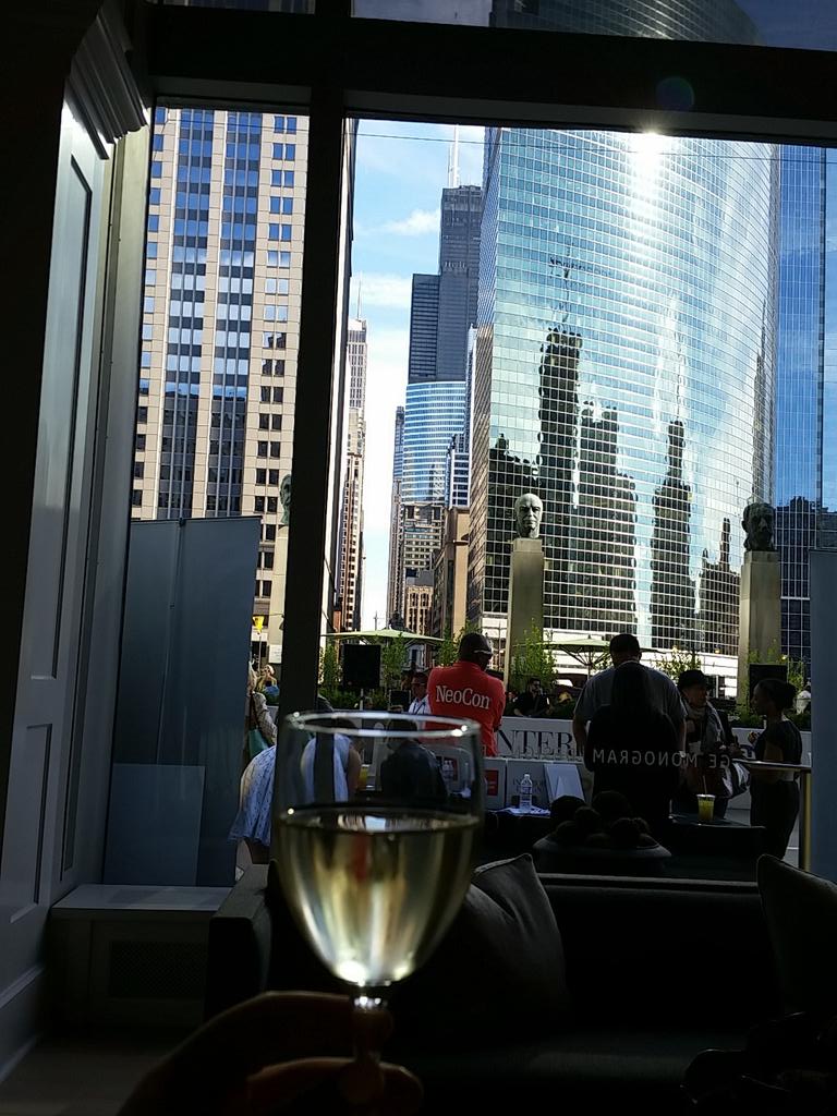 jai214cando's tweet photo. Cheers #Chicago Another successful day @NeoCon #NeoCon15 View compliments of @MonogramAppl #asidillinois #MakeYour40 http://t.co/b2GkMelKVR