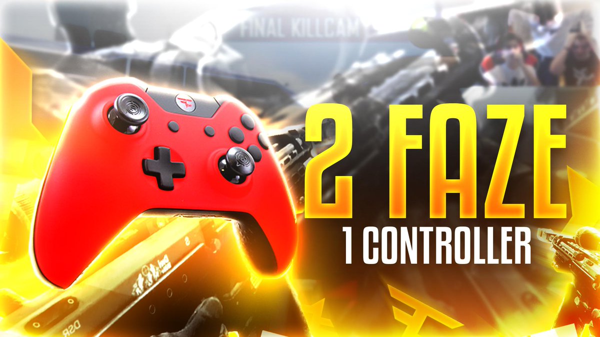 FaZeClan's tweet image. We just uploaded Two FaZe One Controller w/ @FaZeHugZ &amp;amp; @FaZeReplayys! Watch it here: youtube.com/watch?v=Ez8FOH…