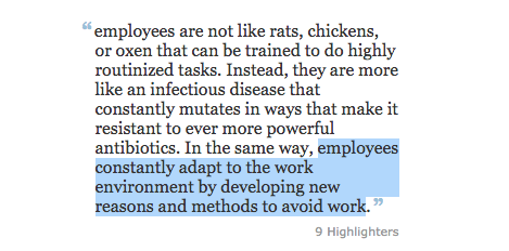 despairinc's tweet image. The most highlighted phrases from @lkersten's landmark treatise THE ART OF DEMOTIVATION kindle.amazon.com/work/demotivat…