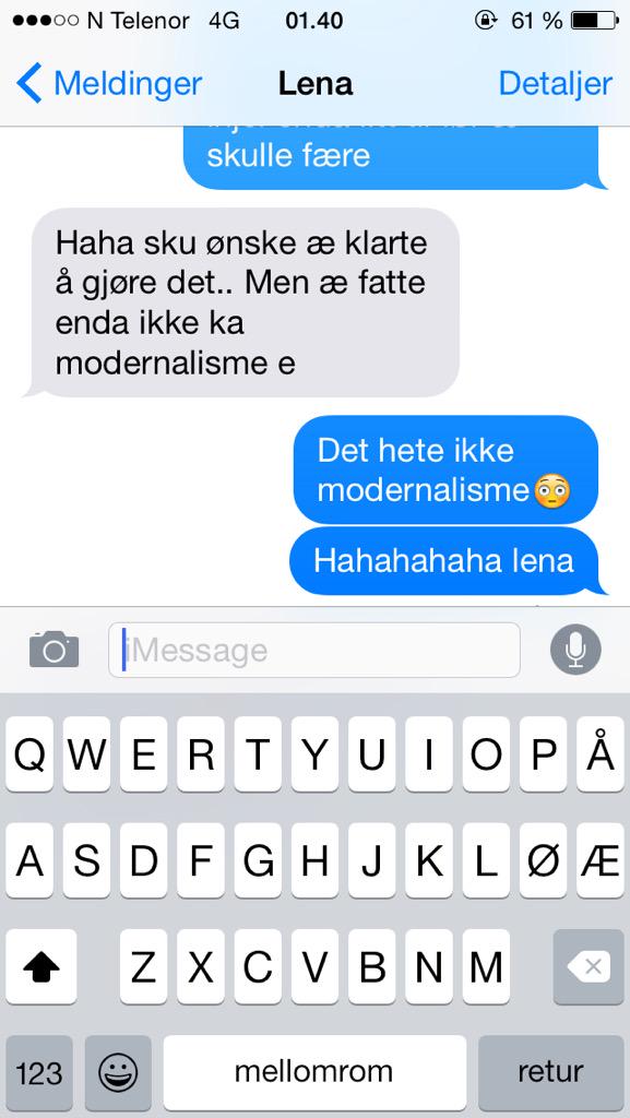 guroslarsen's tweet photo. Klokka e 01:40, eksamen om åtte drøye tima, og Lena klinke til med enda en fulltreffer om emnet sitt http://t.co/2mBm5971JR