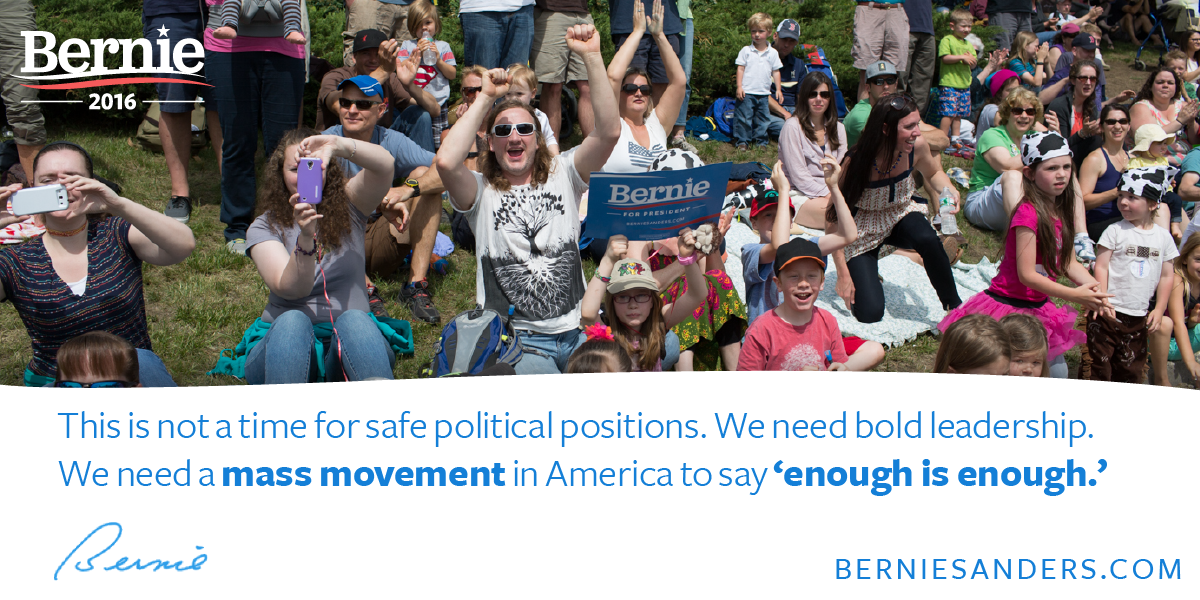 BernieSanders's tweet photo. Virtually every major union and environmental organization in the United States is against the TPP deal. #TPA http://t.co/xfcw58xUk3