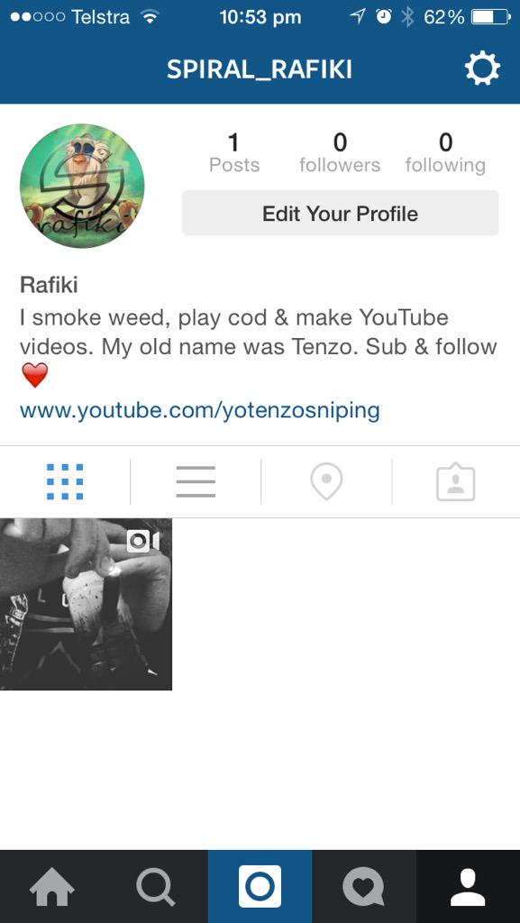 TenzoYo's tweet image. Hey guys, can you's follow my new Instagram? I'll post daily once I reach 100 followers. 😜😍😘