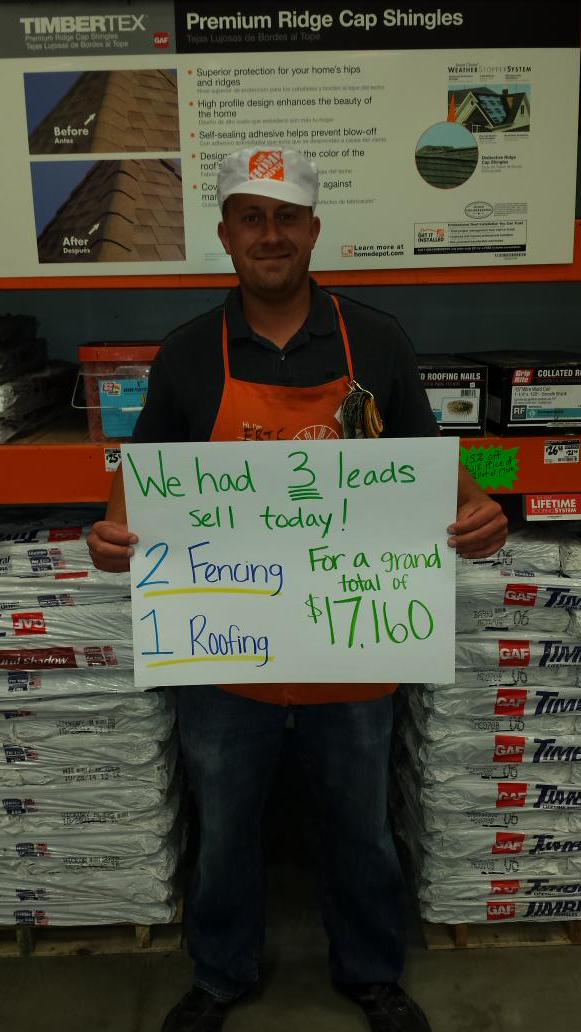 rachelnoel4's tweet photo. Store #3848 sold 3 leads today for over $17,000! #servicessimplified @NEToledoTHD http://t.co/1nRj79DwaY