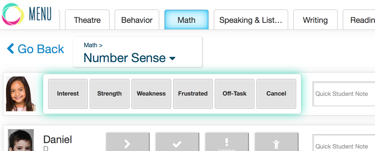 Connect behaviors to observations in class in subject areas.See patterns over time. #edtech #edchat #RTI #spedchat