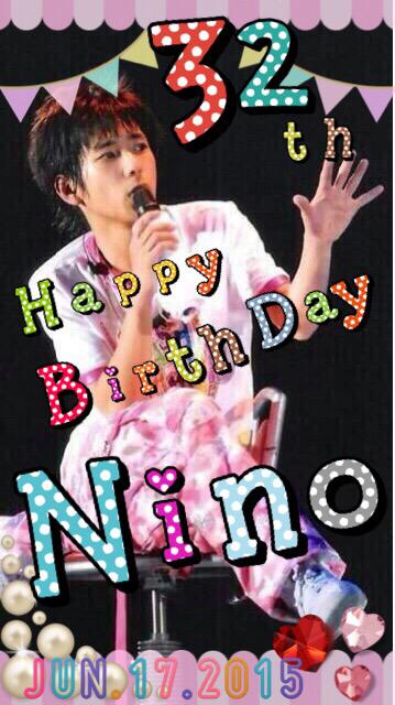 .*   Happy(     )Birthday   *.

Kazunari Ninomiya .   )

32th          *¨* .¸¸   *    Happy  *   Birthday *    