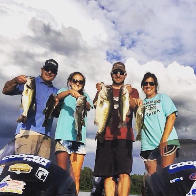 Joshcole27's tweet photo. For our 6 year anniversary of living in Texas the whole family went fishing and we didn't do to bad! #bassfishing http://t.co/9vorlEZWfq