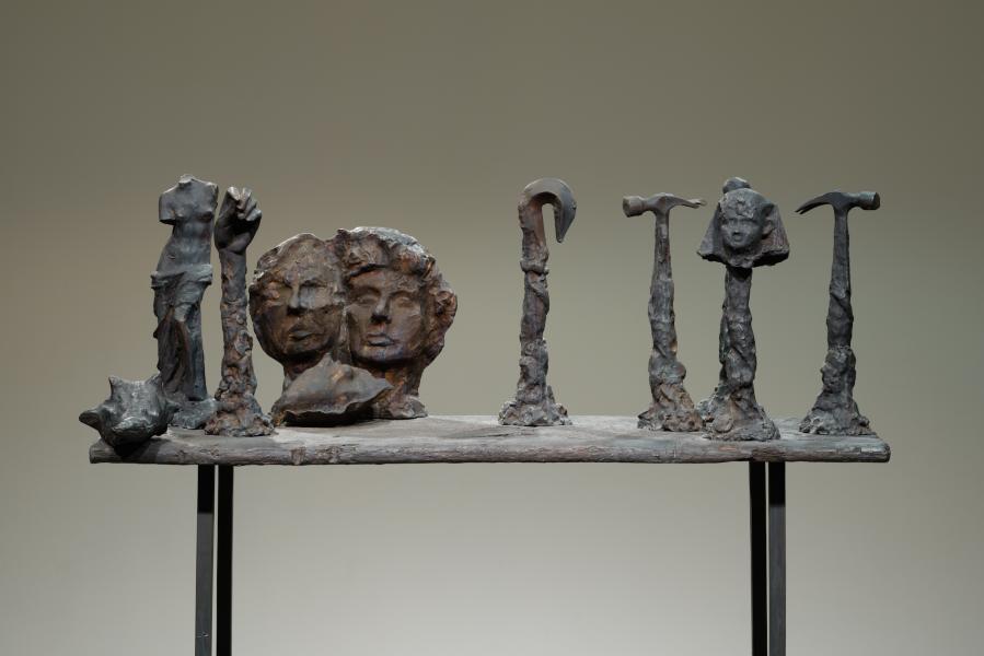 Happy birthday Jim Dine, who turned 80 today! You can see his HISTORY OF BLACK BRONZE I in  
