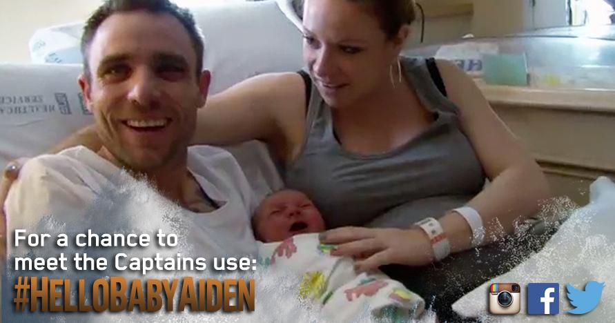 DeadliestCatch's tweet image. Congrats! @JakeVAnderson is a dad! #HelloBabyAiden