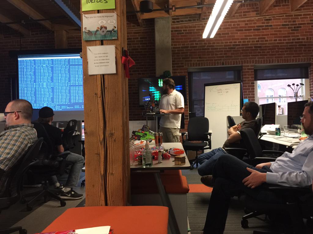 keithtanaka's tweet image. #DenverDevOps rocking some @SaltStackInc! @Aetna showing some cool Salt use cases. Thx for hosting, guys!