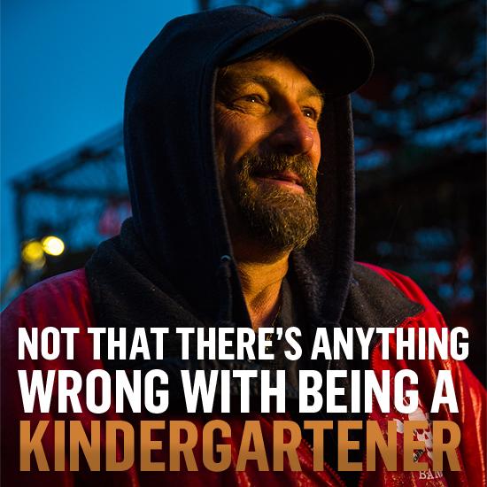 DeadliestCatch's tweet photo. Now maybe everyone can stop acting like kindergartners and go fishing! @captjohnathan #DeadliestCatch http://t.co/fNjN6OBklP