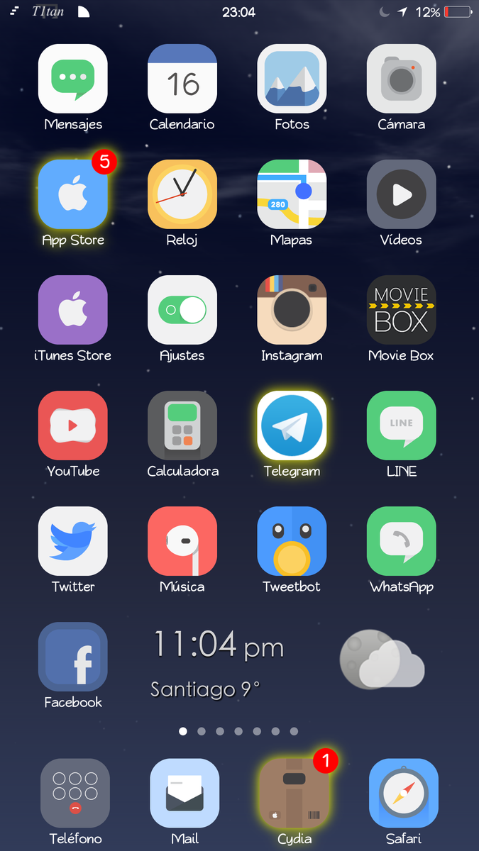 SoloiPhone's tweet photo. Buenas noches Iphoneros #showyourspringboard http://t.co/3TKCKVx7dY