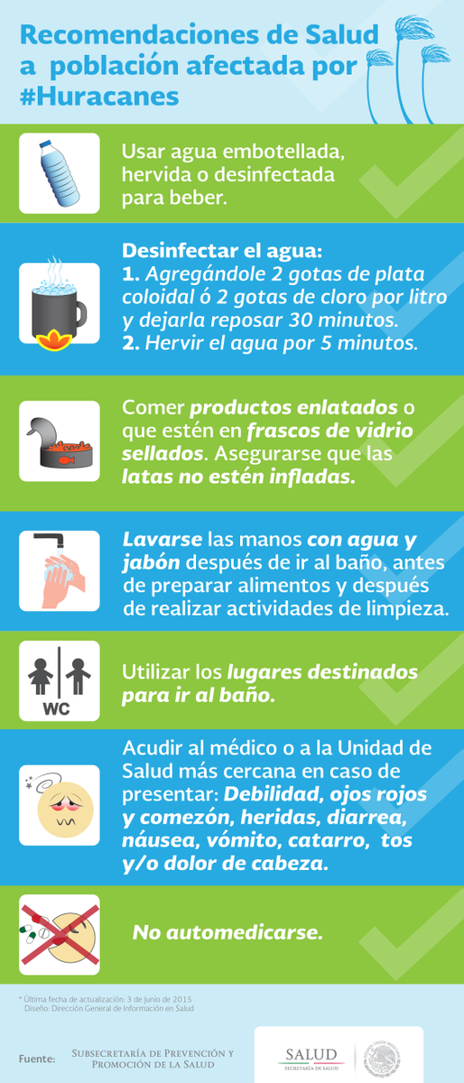 Desinfecta el #agua: agrega 2 gotas de plata coloidal por litro y déjala reposar 30 minutos. #TemporadaDeHuracanes