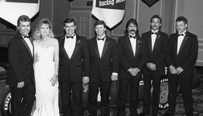 Today\s Happy Stock Car Facts Birthday: Robert Powell (left)...in happier times. 