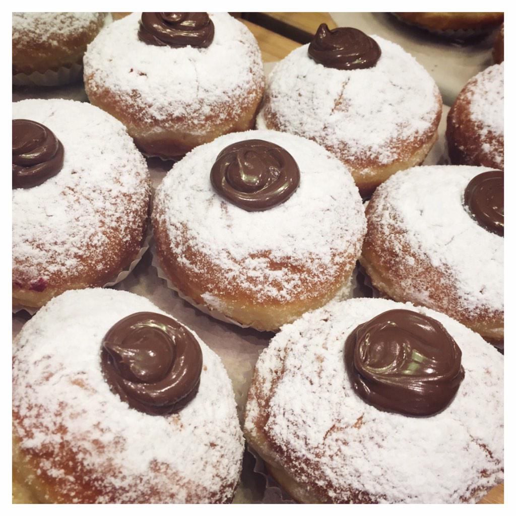 Long____Shot's tweet image. Do you think we should put #Nutella #donuts on the menu? Retweet or favourite to let us know! #nutelladonuts