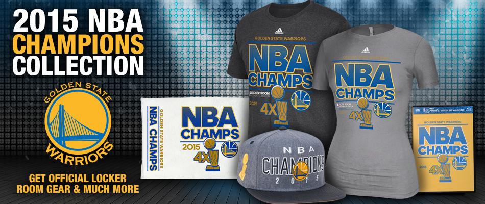 Golden State Warriors NBA Champions 2015 T-Shirts & Gear