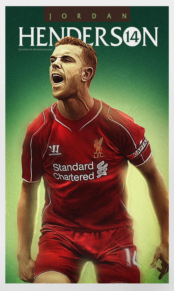 Happy 25th Birthday To Jordan Henderson Lfc Artwork