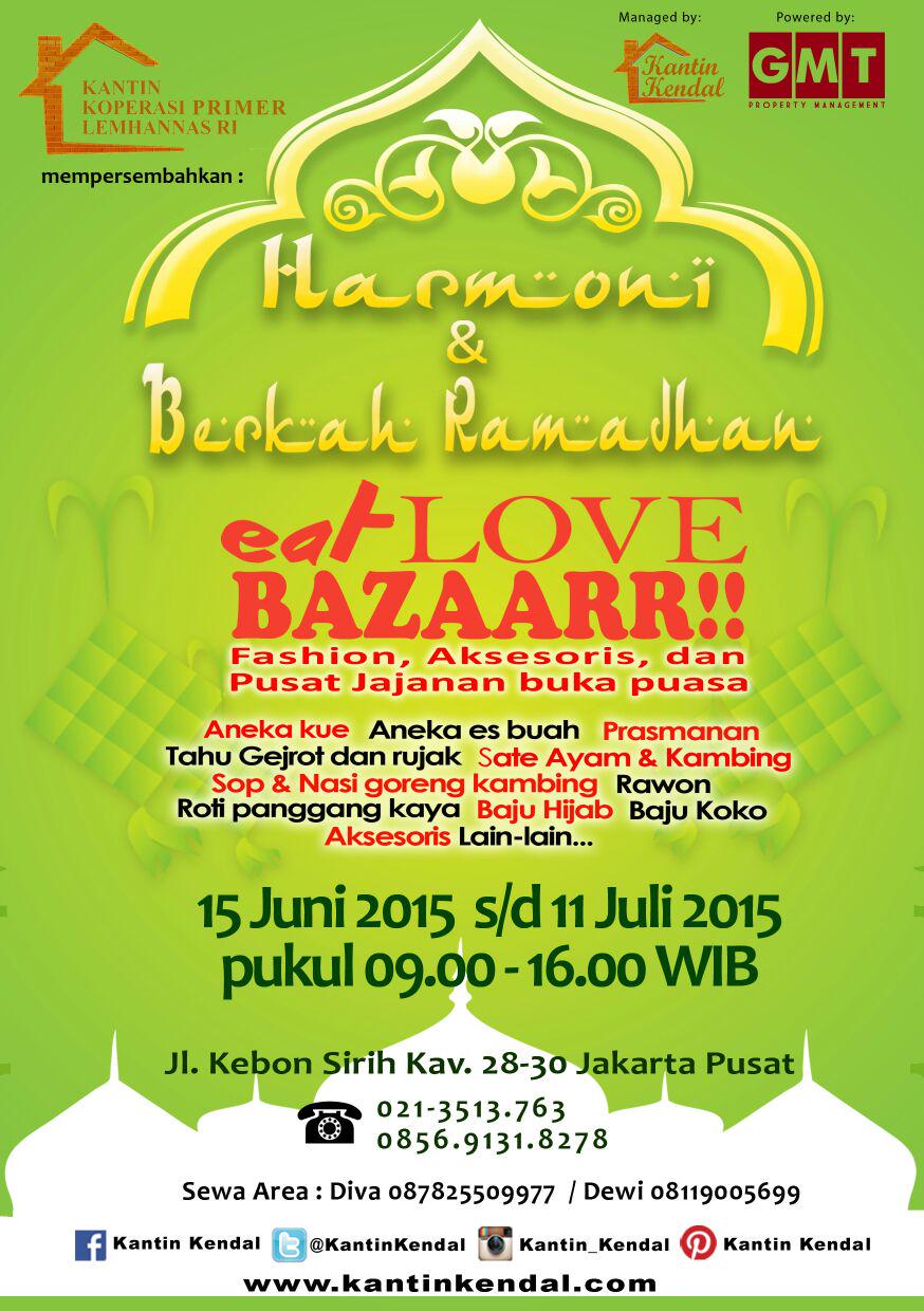 Contoh Brosur Bazar Ramadhan Terpopuler